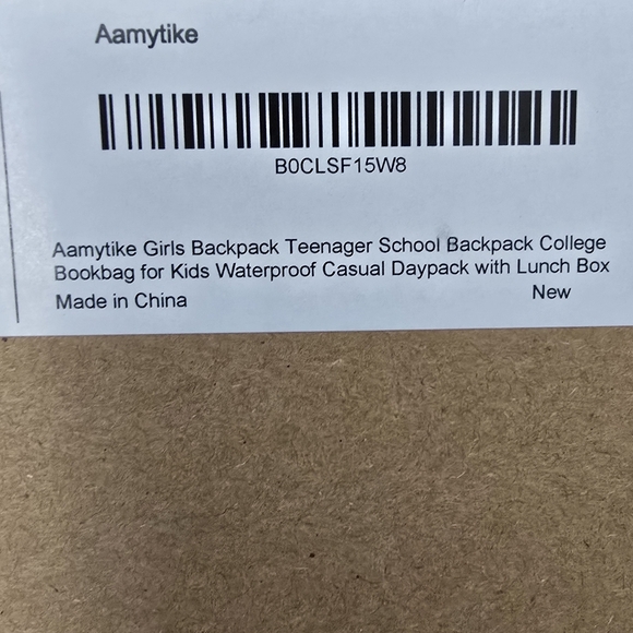 Aamytike NWT Waterproof Backpack Daypack With Coordinating Lunchbox - Picture 9 of 10